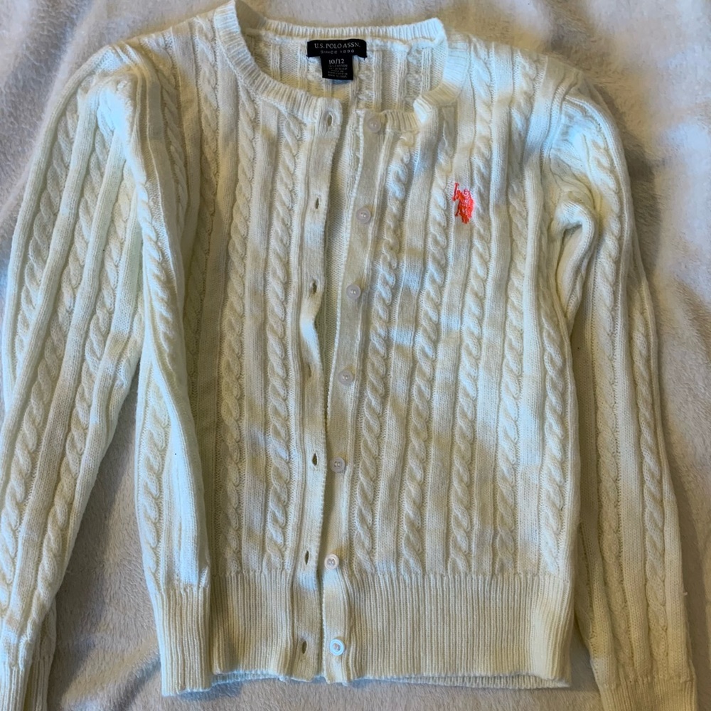 cable knit cardigan